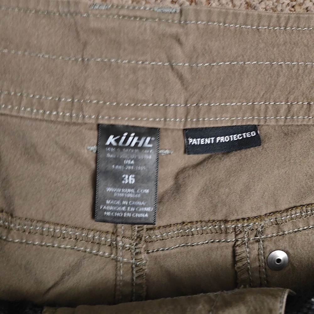 KUHL Renegade Short Men 36 Khaki Outdoor Hiking Quick Dry‎ Stretch - Picture 12 of 16